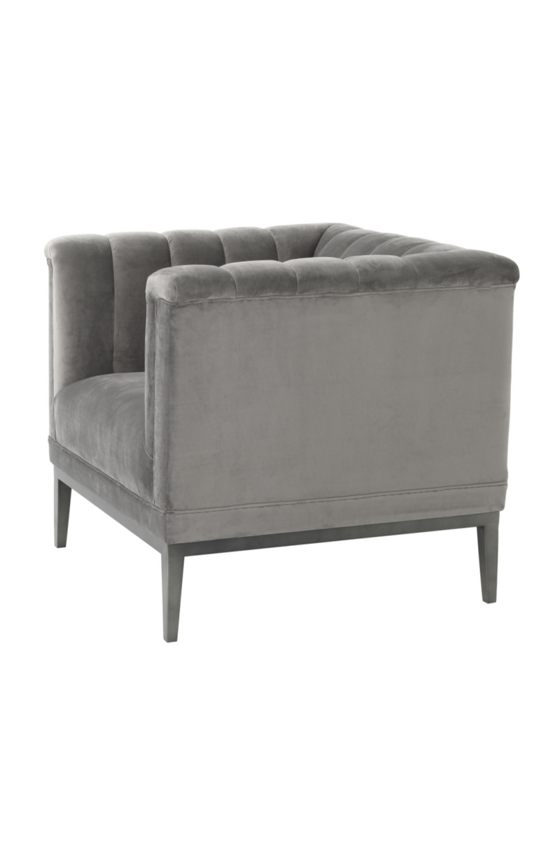 Gray Velvet Barrel Chair | Eichholtz Raffles | Eichholtzmiami.com