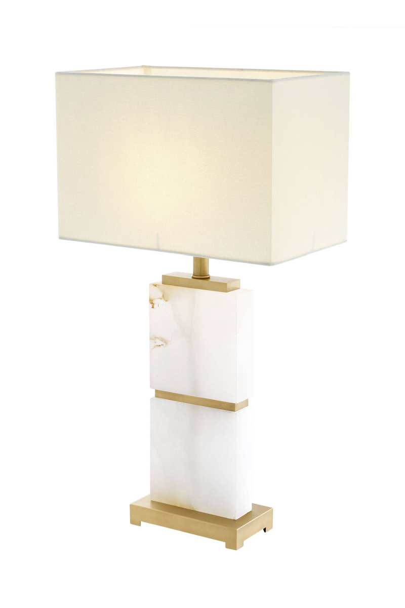 Alabaster White Marble Table Lamp | Eichholtz Robbins | Eichholtz Miami