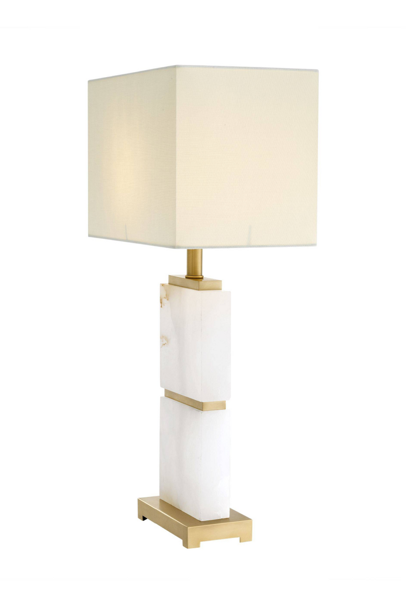 Alabaster White Marble Table Lamp | Eichholtz Robbins | Eichholtz Miami
