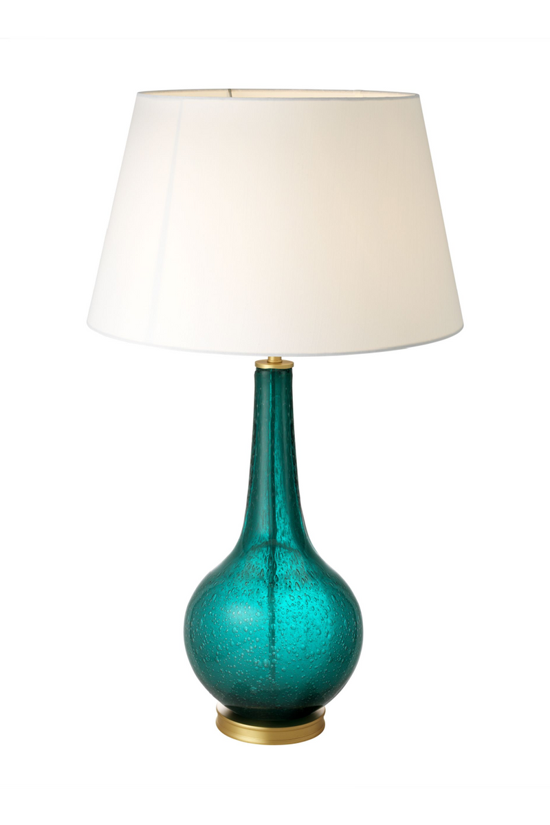 Turquoise Glass Table Lamp | Eichholtz Massaro | Eichholtz Miami