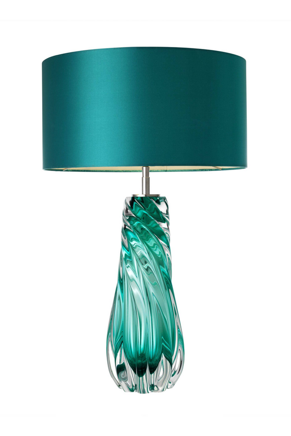 Teal Blown Glass Table Lamp | Eichholtz Barron | Eichholtz Miami