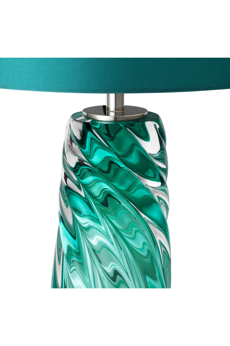 Teal Blown Glass Table Lamp | Eichholtz Barron | Eichholtzmiami.com