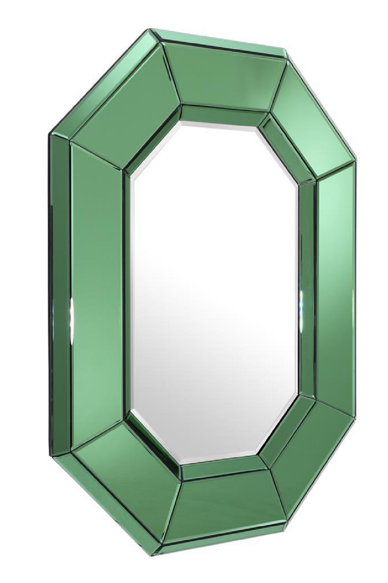 Green Octagonal Glass Mirror | Eichholtz Le Sereno | Eichholtz Miami