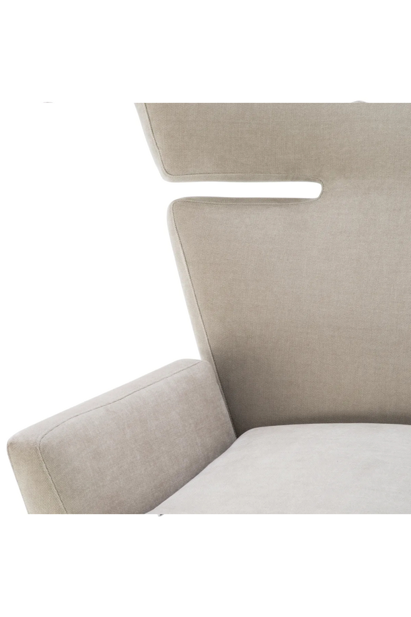 Beige Modern Wingback Swivel Chair | Eichholtz Eduardo | Oroatrade.com