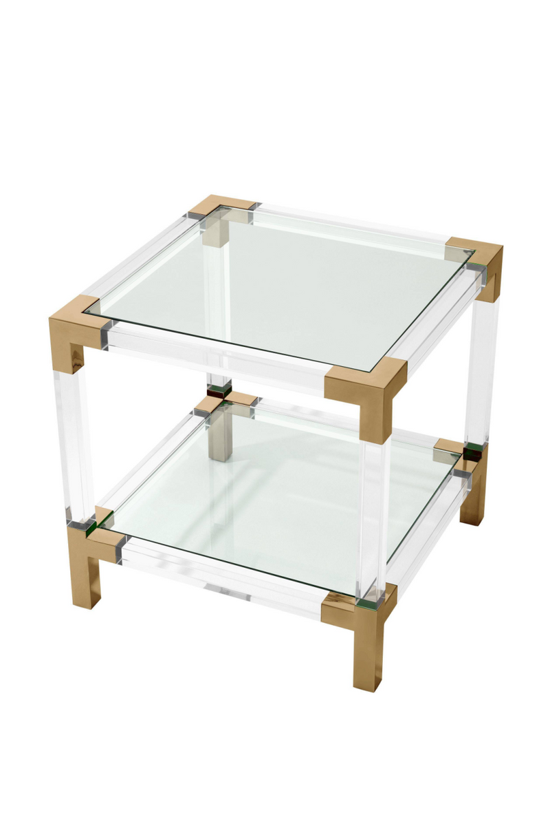 Clear Glass Side Table | Eichholtz Royalton | Eichholtz Miami