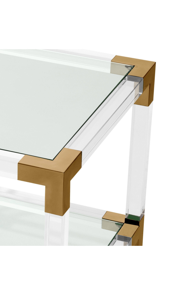 Clear Glass Side Table | Eichholtz Royalton | Eichholtz Miami