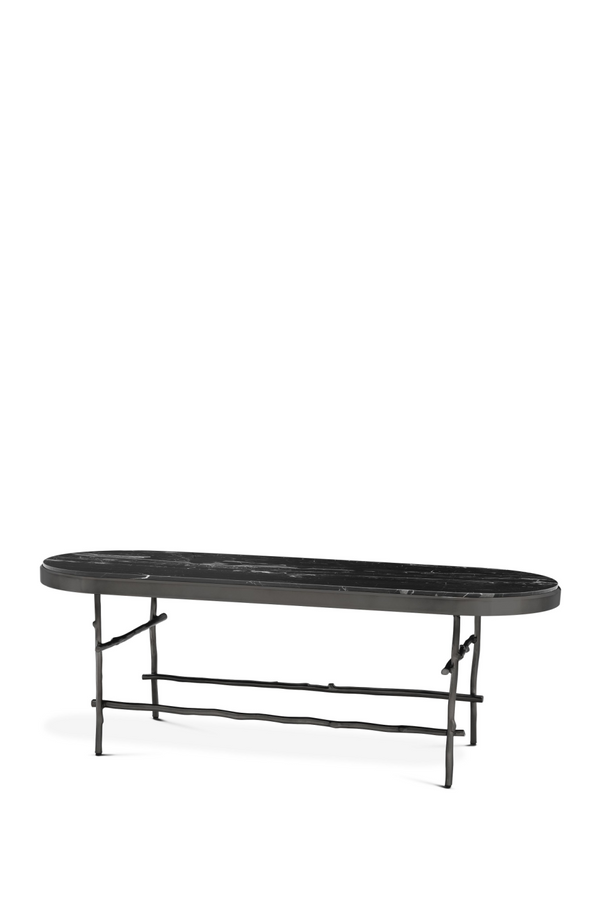 Oval Marble Top Coffee Table | Eichholtz Tomasso | Eichholtz Miami