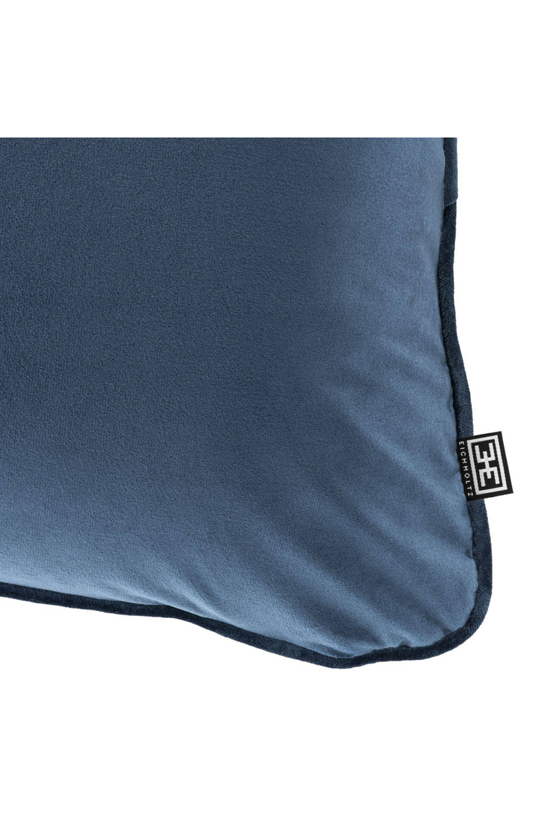 Square Blue Velvet Pillow | Eichholtz Roche | Eichholtz Miami