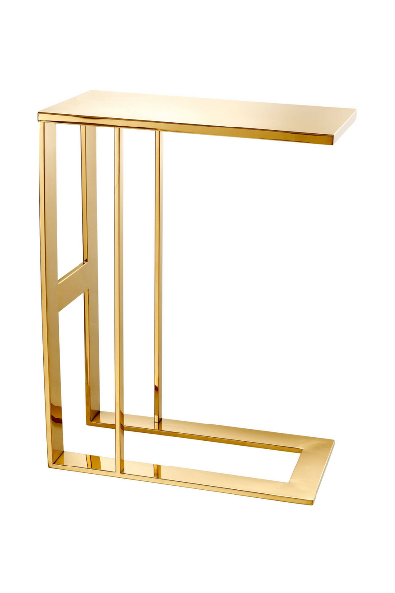 Gold C-Shaped Side Table | Eichholtz Pierre | Eichholtzmiami.com