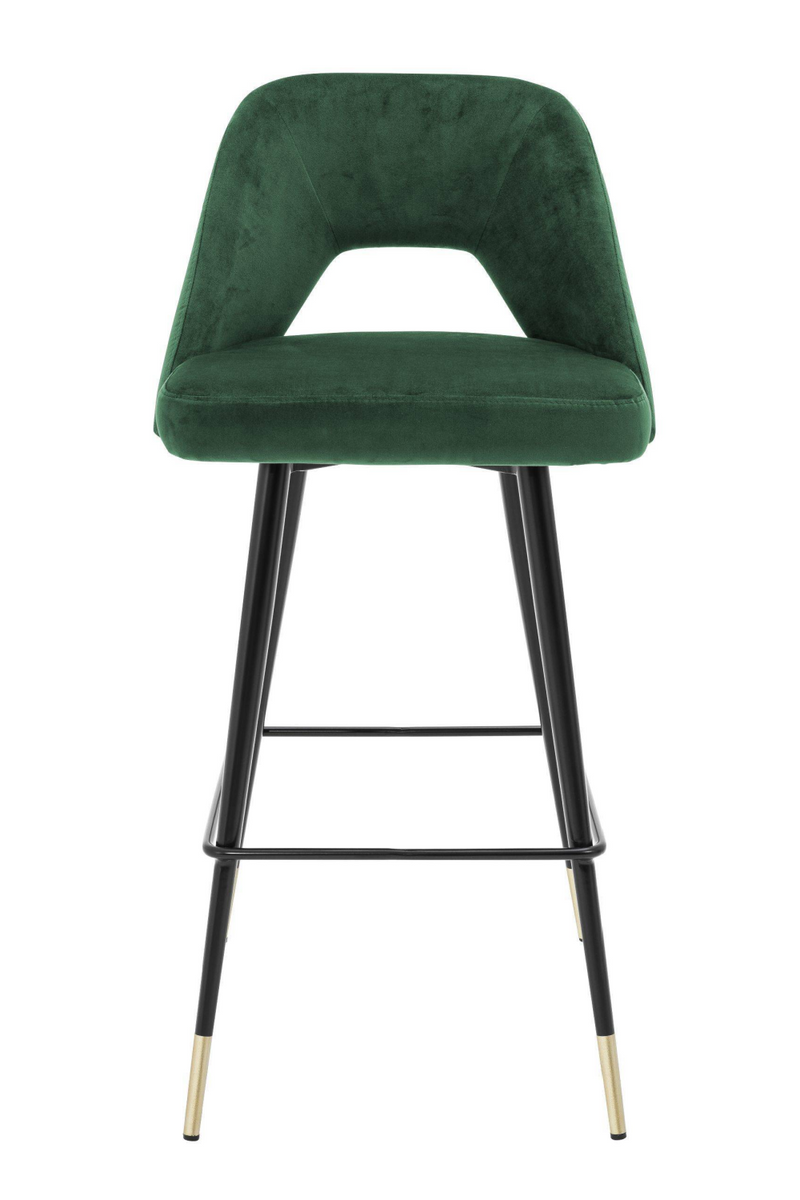 Green Velvet Bar Stool | Eichholtz Avorio |