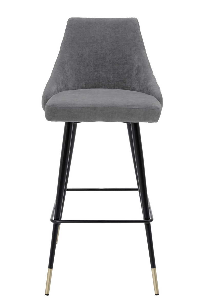 Gray Upholstered Bar Stool | Eichholtz Cedro |