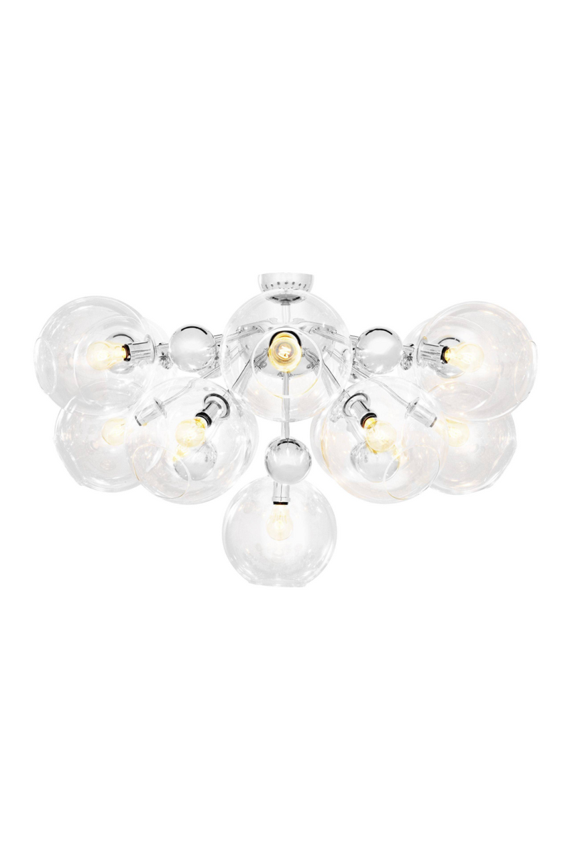 Silver 13-Bulb Flush Mount | Eichholtz Soleil | Eichholtz Miami