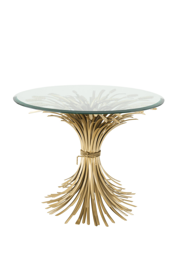 Sheaf Wheat Side Table | Eichholtz Bonheur L | Eichholtz Miami