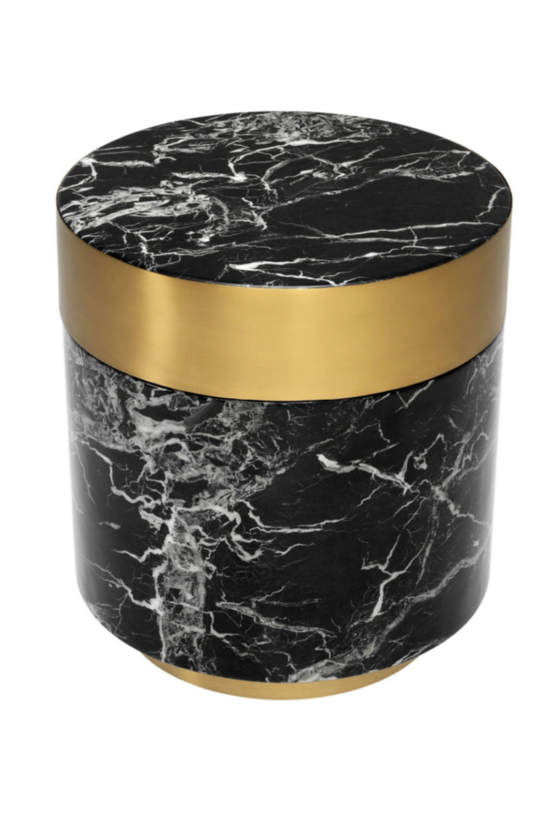 Black Marble Side Table | Eichholtz Caron | Eichholtz Miami