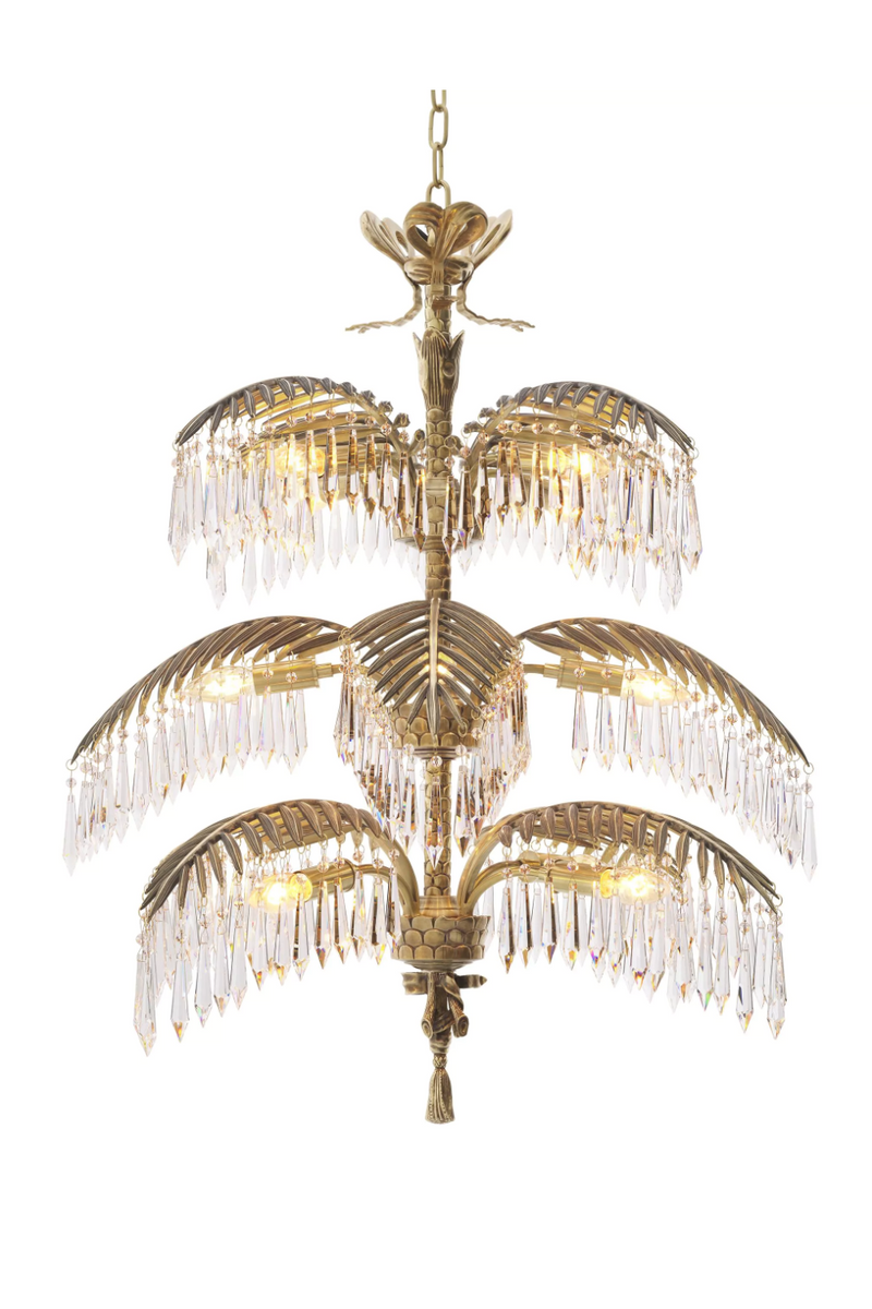Golden Art Deco Chandelier | Eichholtz Hildebrandt | Eichholtzmiami.com