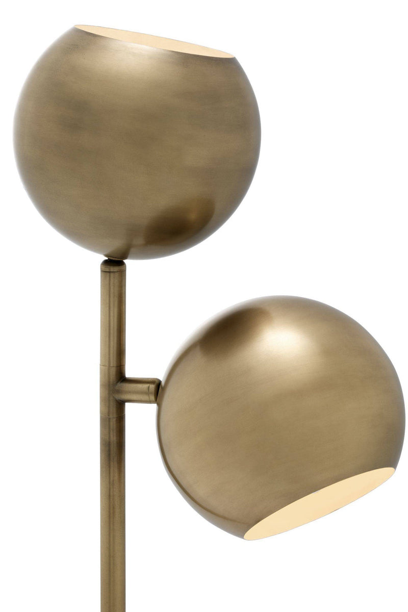 Brass Gumball Floor Lamp | Eichholtz Compton |