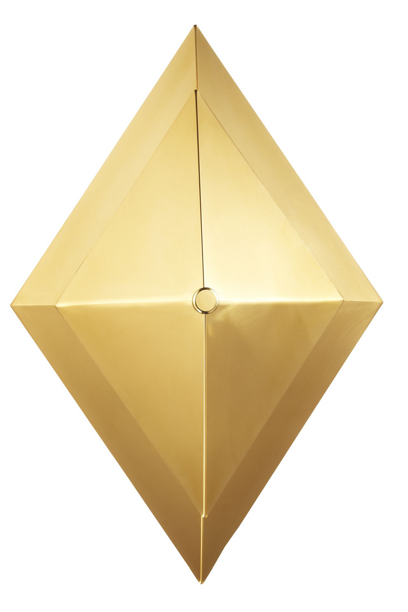 Gold Rhombus Wall Lamp | Eichholtz Augustas | Eichholtz Miami