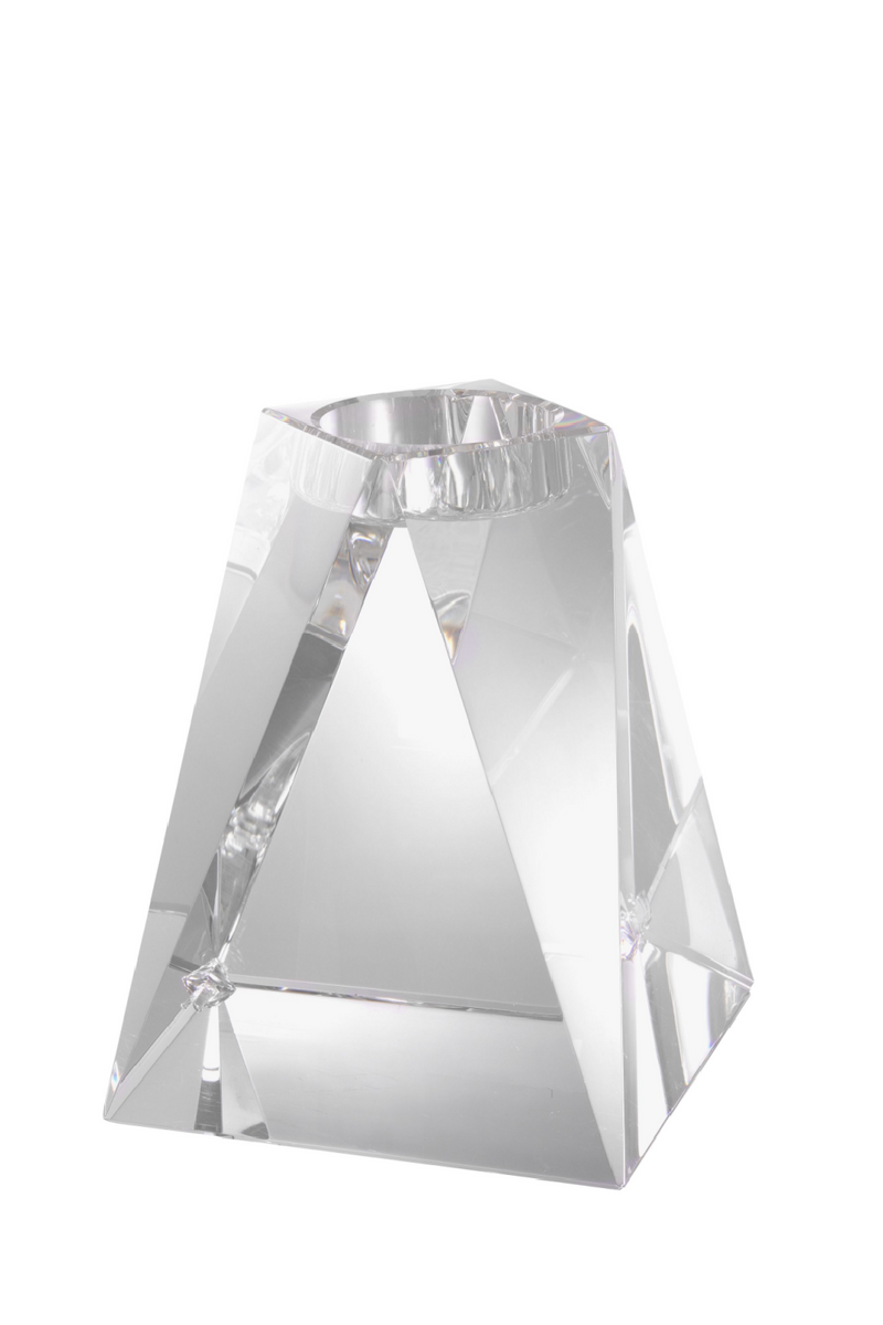 Crystal Glass Candle Holder | Eichholtz Liaison | Eichholtz Miami