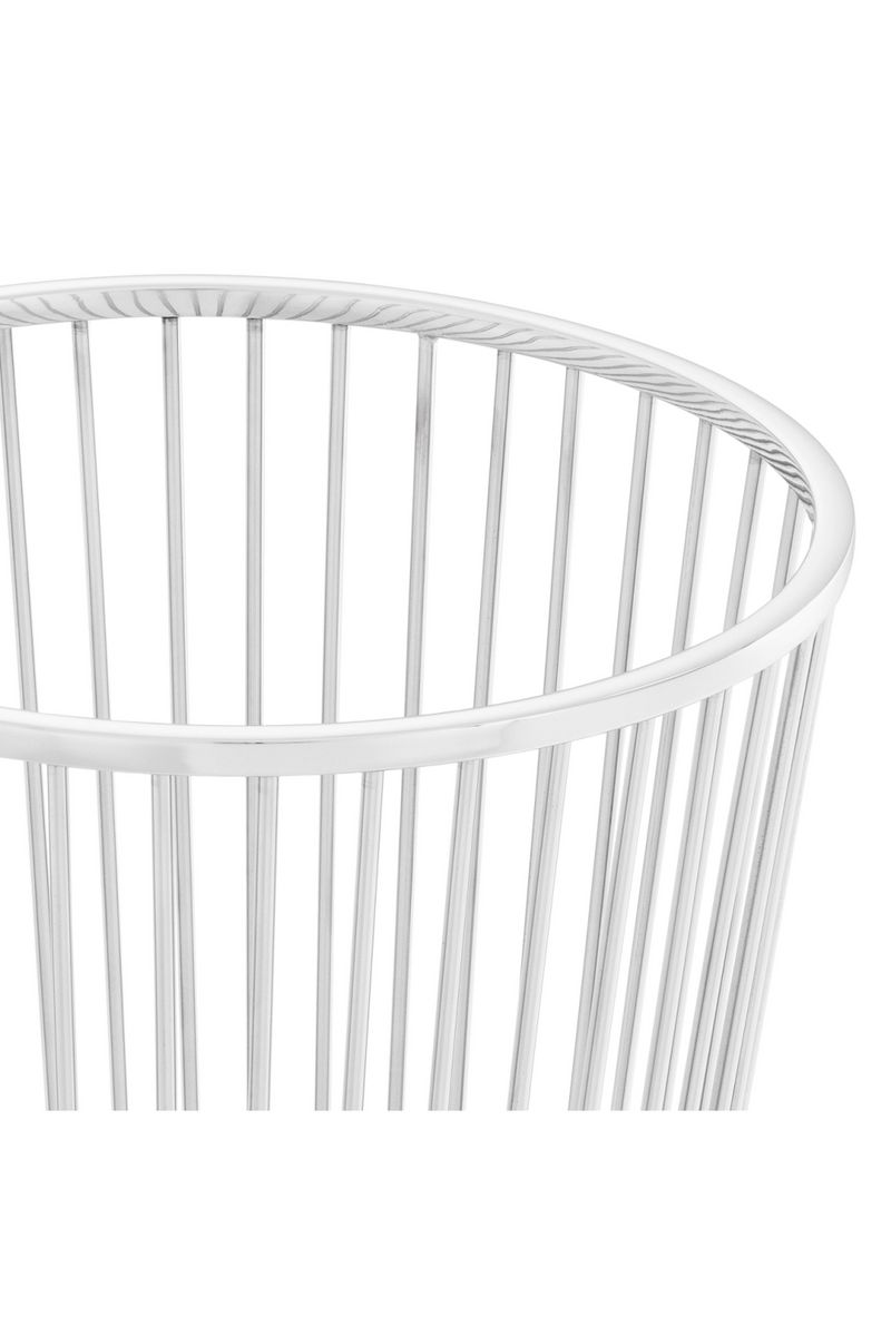 Stainless Steel Towel Basket | Eichholtz Baleana | Eichholtz Miami