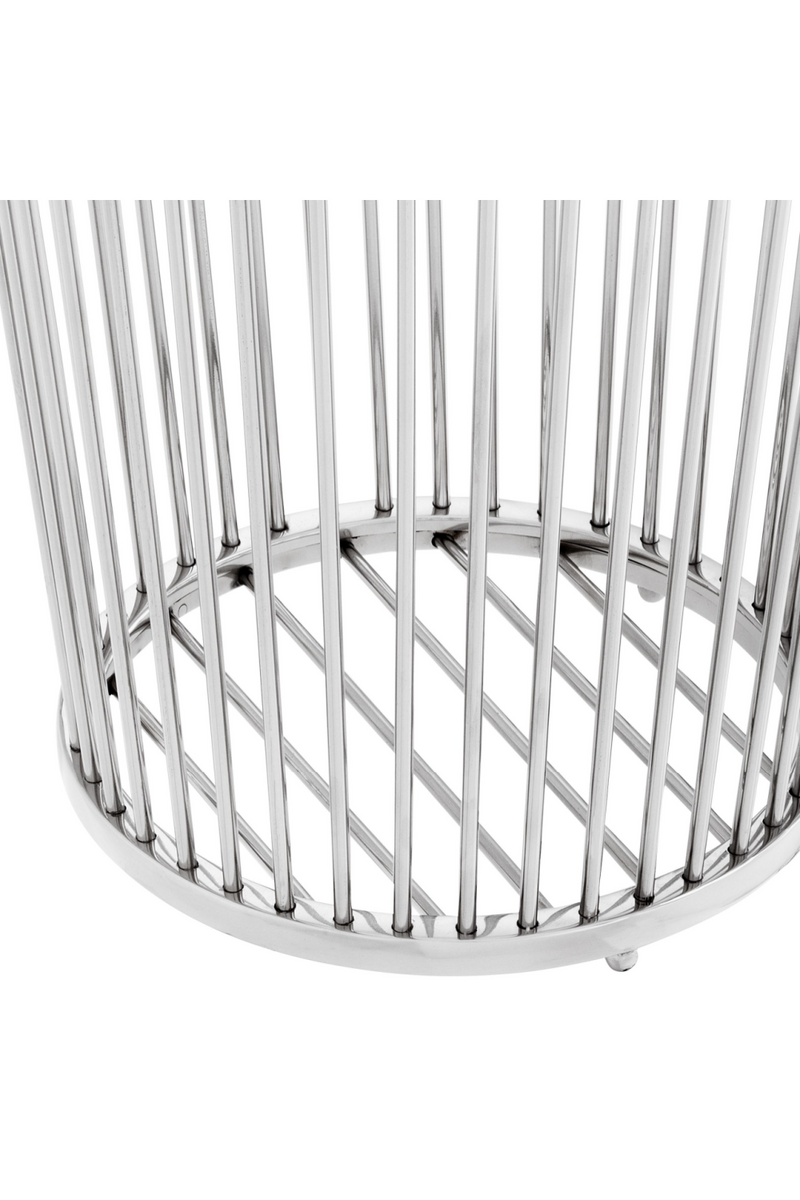 Stainless Steel Towel Basket | Eichholtz Baleana | Eichholtz Miami