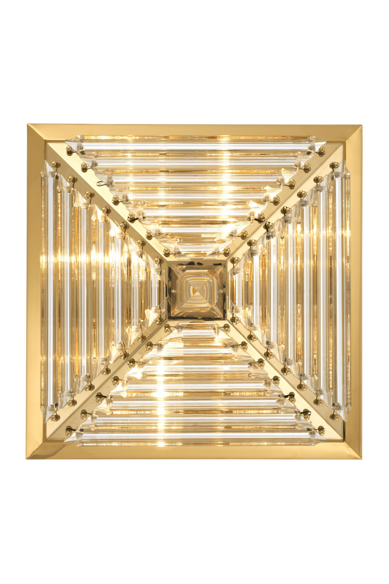 Gold Pyramid Flush Mount | Eichholtz Eden | Eichholtz Miami