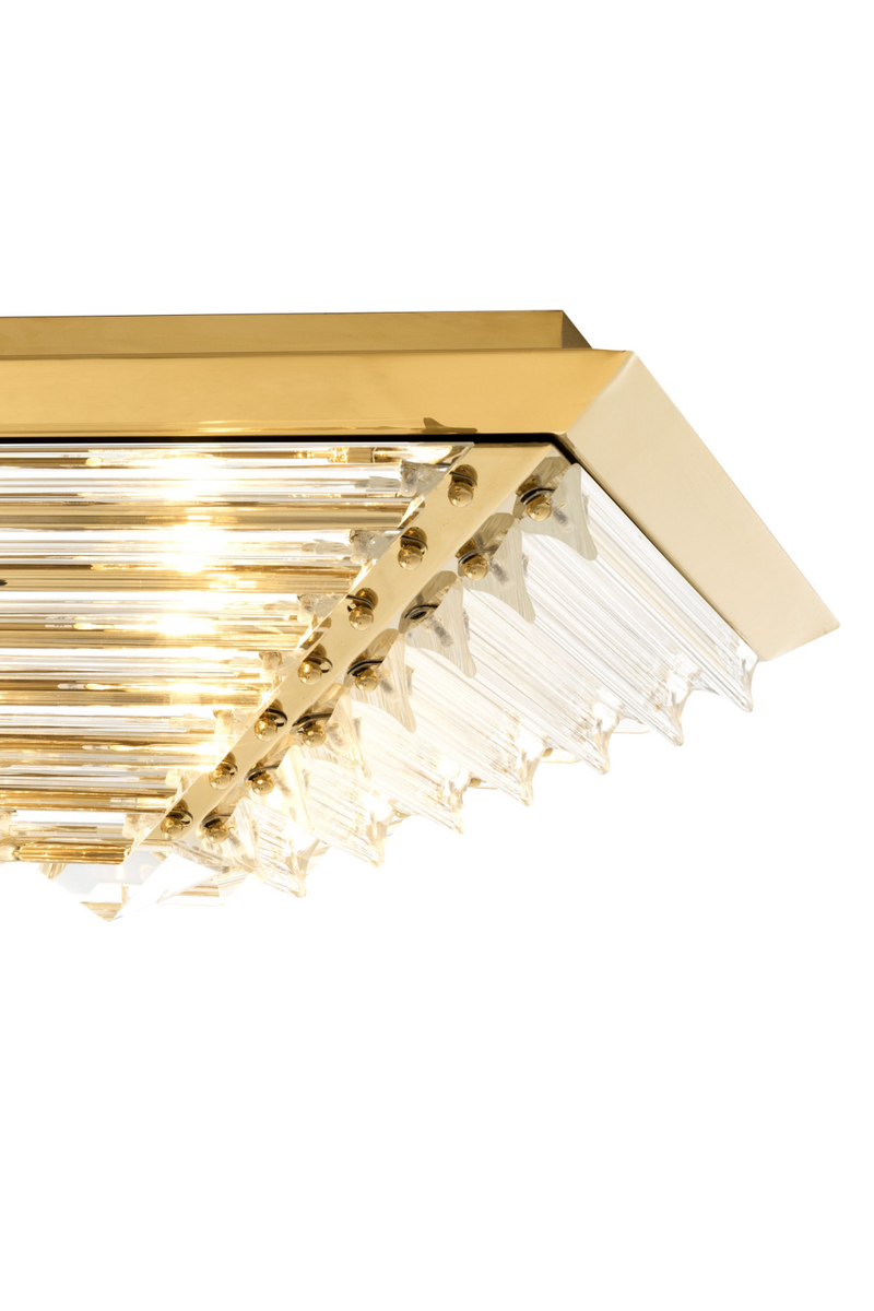 Gold Pyramid Flush Mount | Eichholtz Eden | Eichholtz Miami