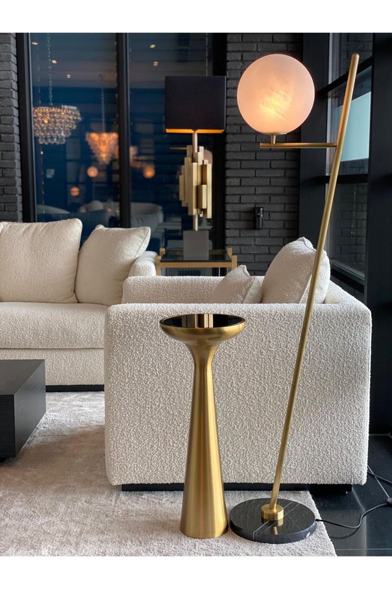 Gold Tower Side Table | Eichholtz Lindos high | Eichholtzmiami.com