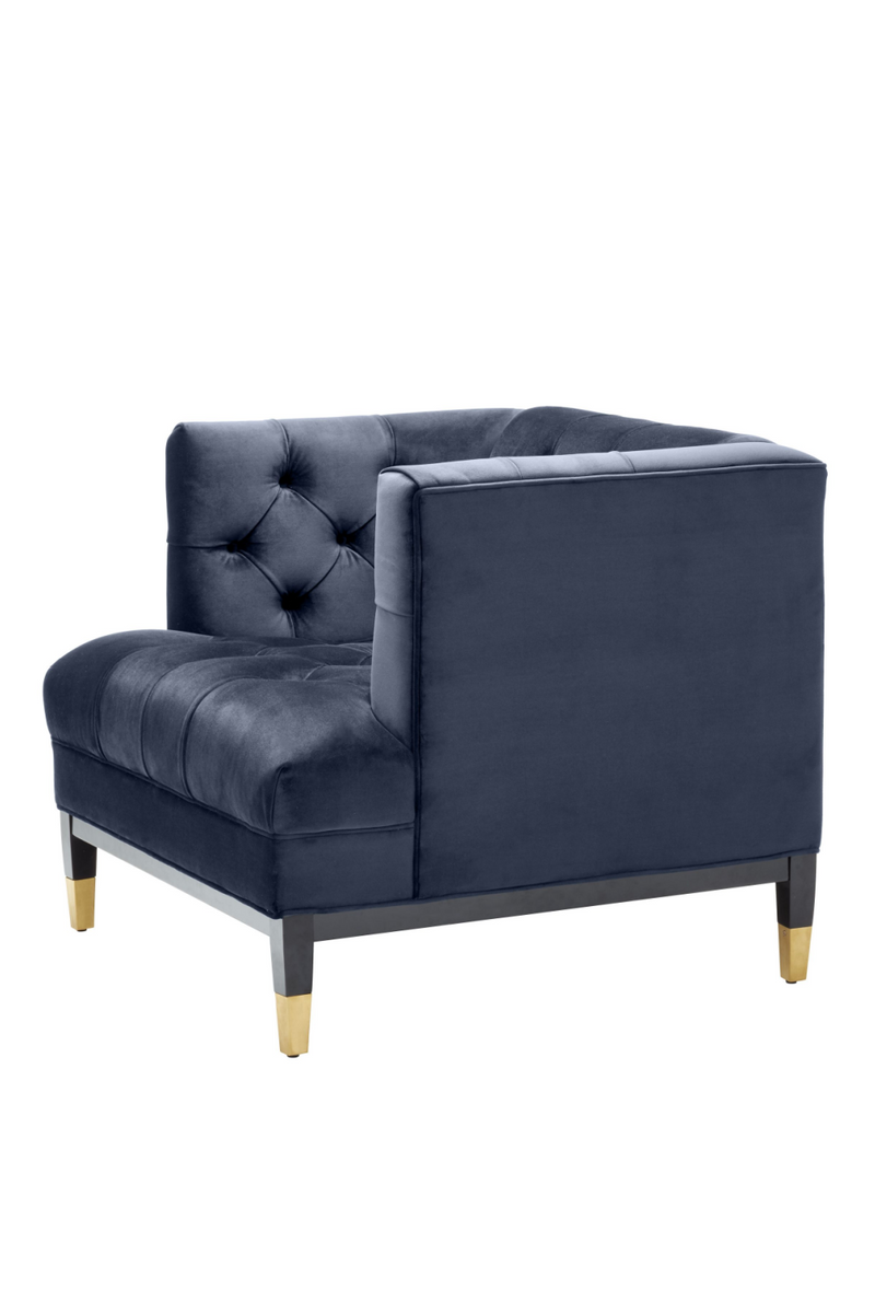 Blue Velvet Tufted Chair | Eichholtz Castelle | Eichholtzmiami.com