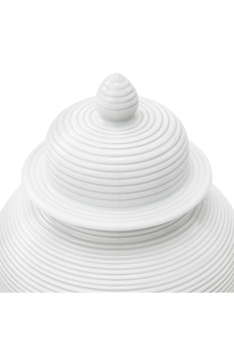 White Porcelain Jar | Eichholtz Celestine S | Eichholtzmiami.com