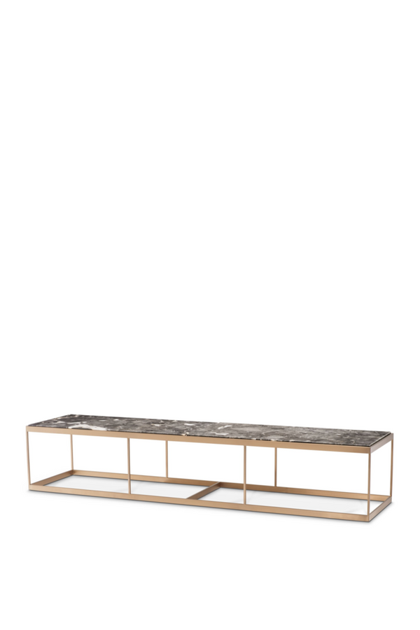 Marble Top Brass Frame Coffee Table | Eichholtz La Quinta | Eichholtz Miami