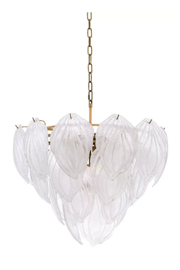 Frosted Glass Modern Chandelier | Eichholtz Novida | Eichholtz Miami