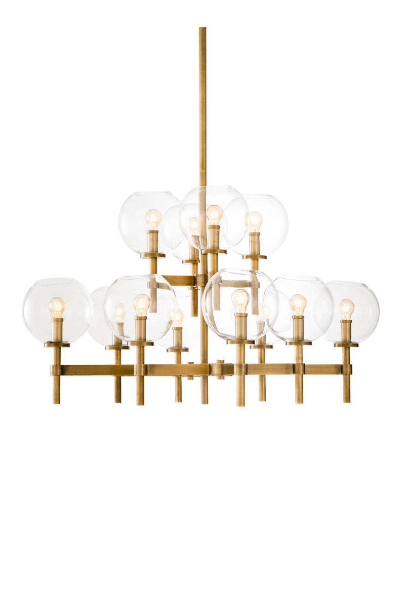 Brass Globe Chandelier | Eichholtz Jade L | Eichholtz Miami