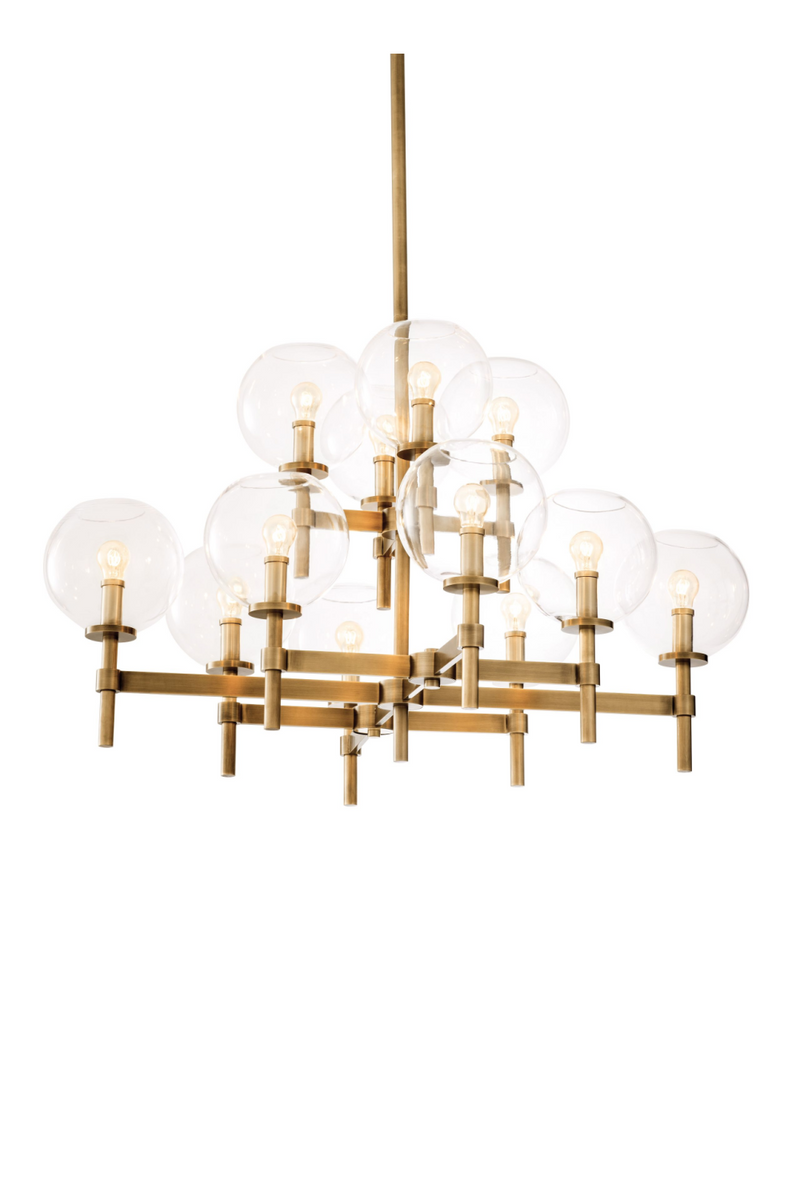 Brass Globe Chandelier | Eichholtz Jade L | Eichholtz Miami