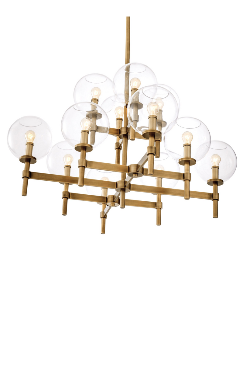 Brass Globe Chandelier | Eichholtz Jade L | Eichholtz Miami