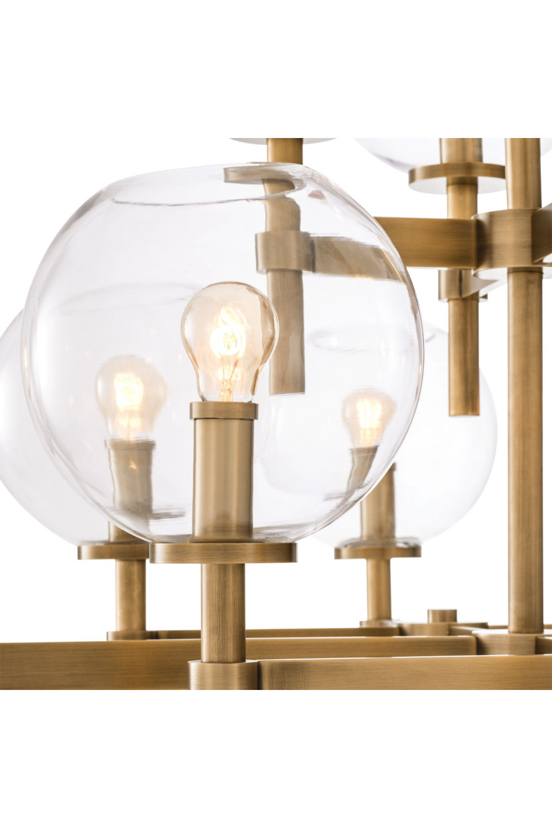 Brass Globe Chandelier | Eichholtz Jade L | Eichholtz Miami