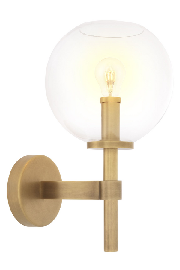 Brass Globe Wall Lamp | Eichholtz Jade | Eichholtz Miami