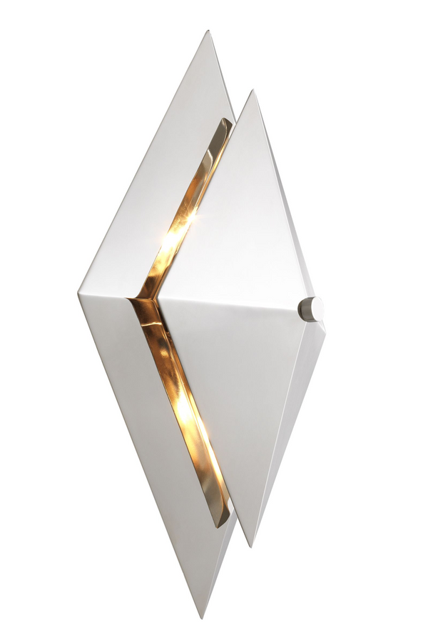 Silver Diamond Wall Lamp | Eichholtz Augustas | Eichholtz Miami