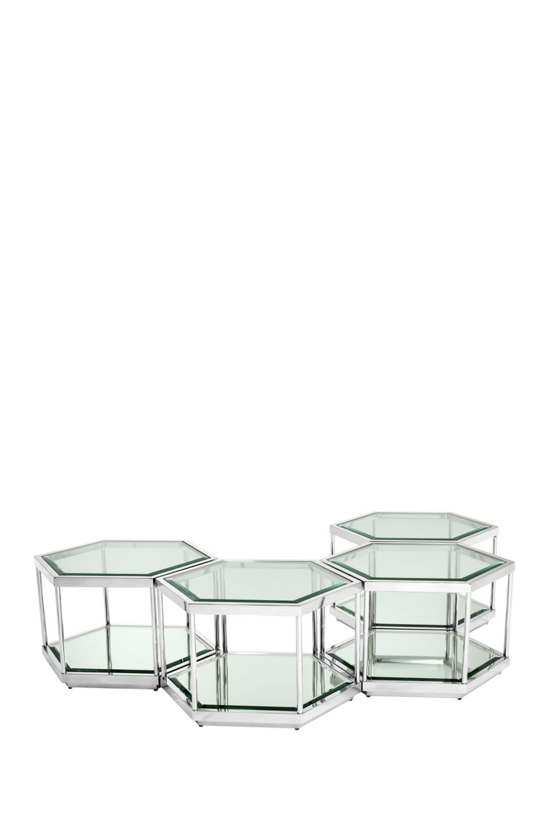 Hexagonal Coffee Table Set | Eichholtz Sax |