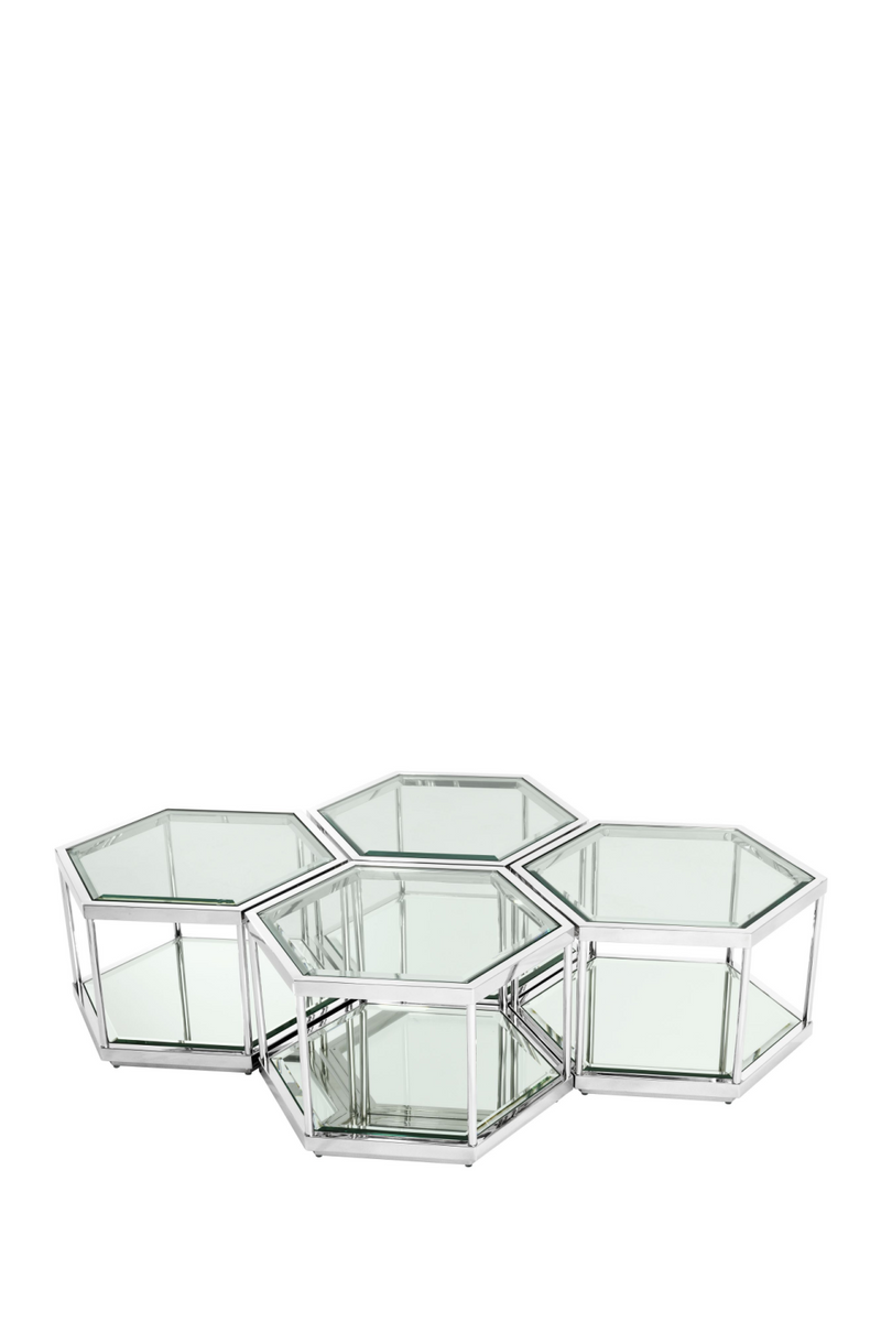 Hexagonal Coffee Table Set | Eichholtz Sax |