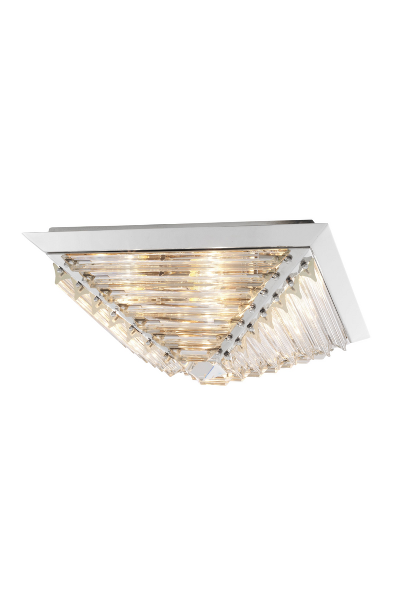 Silver Pyramid Flush Mount | Eichholtz Eden | Eichholtz Miami