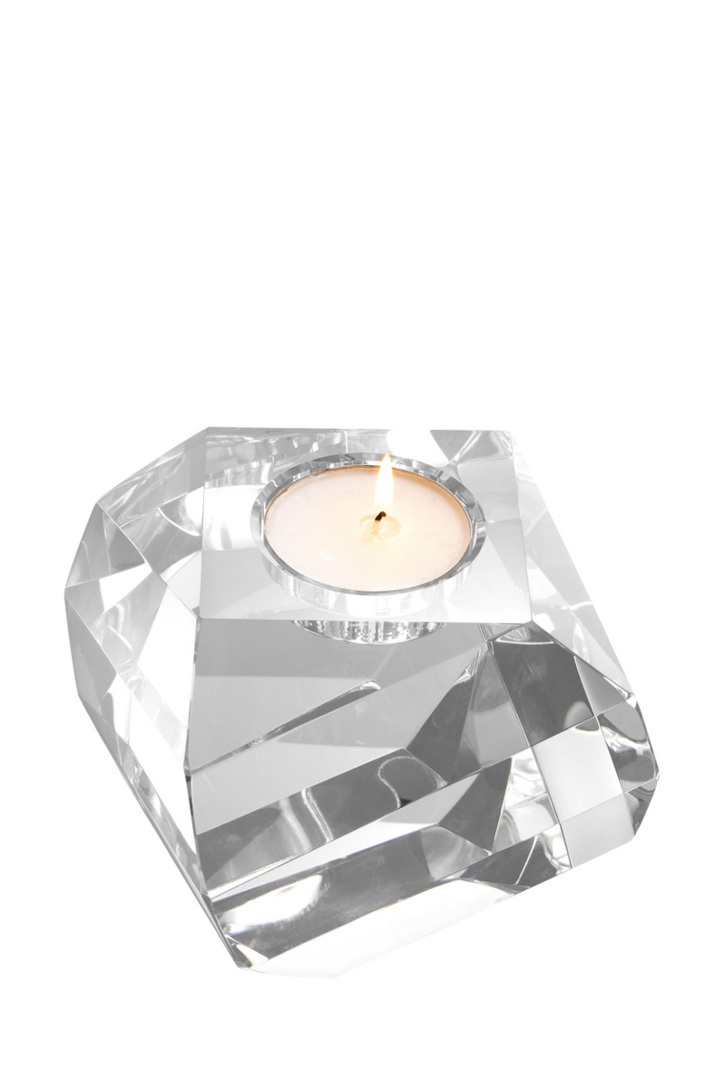 Crystal Candle Holder | Eichholtz Lucidity | Eichholtz Miami