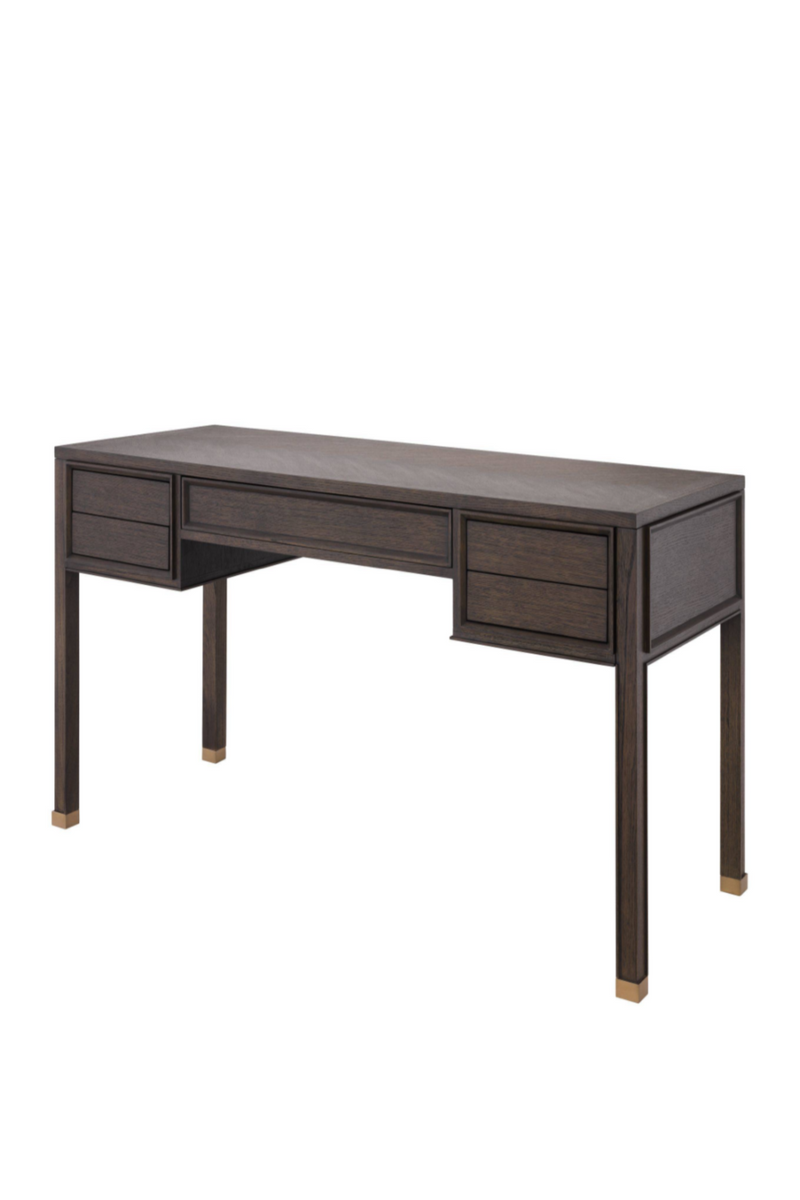 Brown Oak Desk | Eichholtz Melchior | Eichholtz Miami