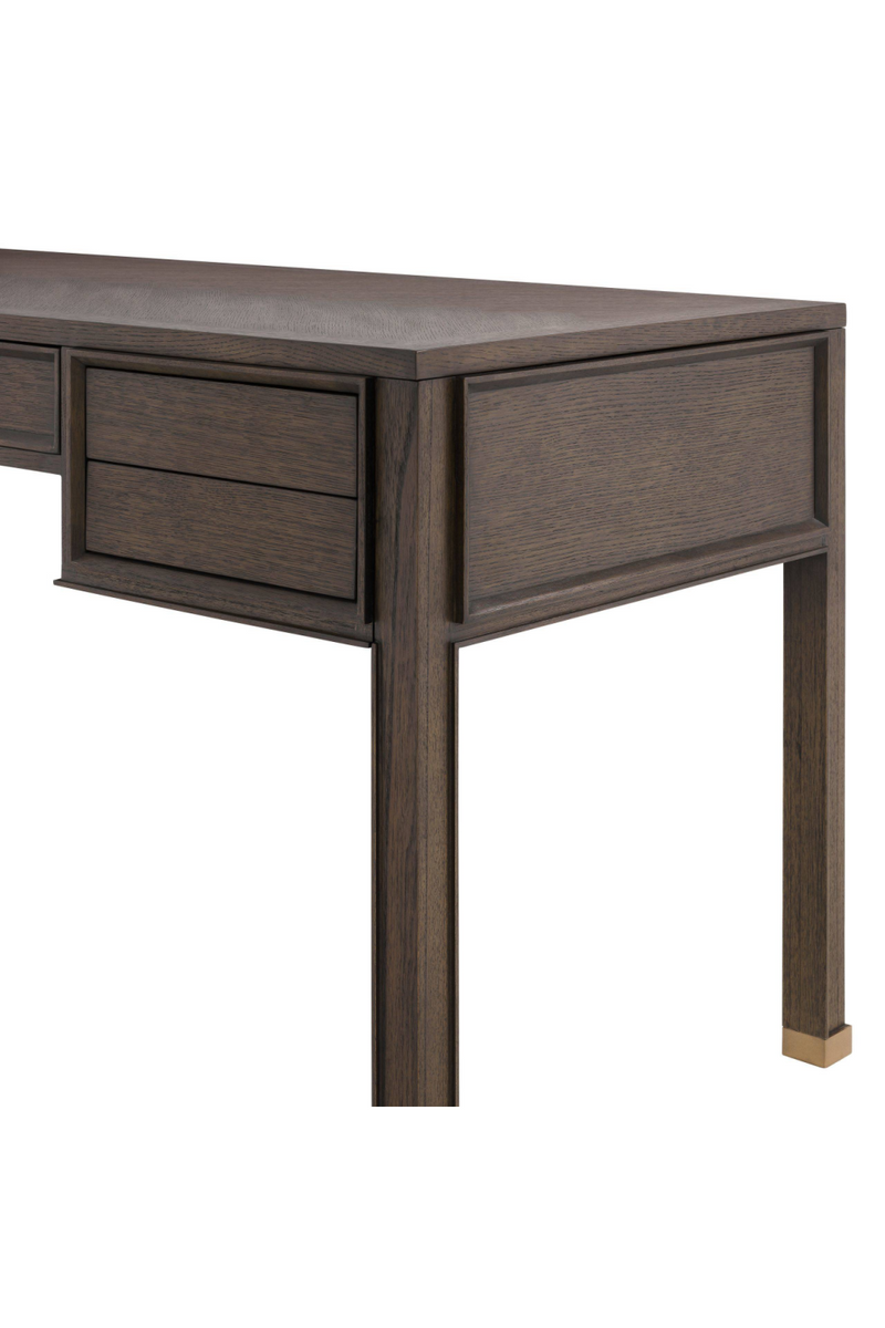 Brown Oak Desk | Eichholtz Melchior | Eichholtz Miami