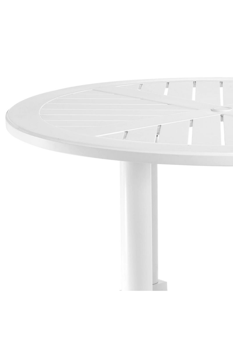 White Round Outdoor Dining Table S | Eichholtz Bell Rive | Eichholtz Miami