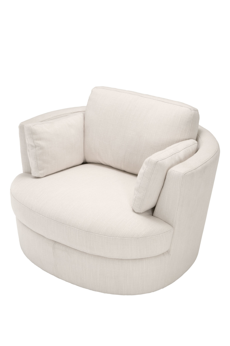 White Club Swivel Chair | Eichholtz Clarissa | Eichholtzmiami.com