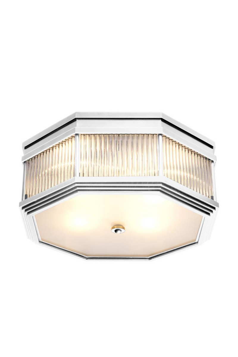 Silver Geometric Flush Mount | Eichholtz  Bagatelle | Eichholtz Miami