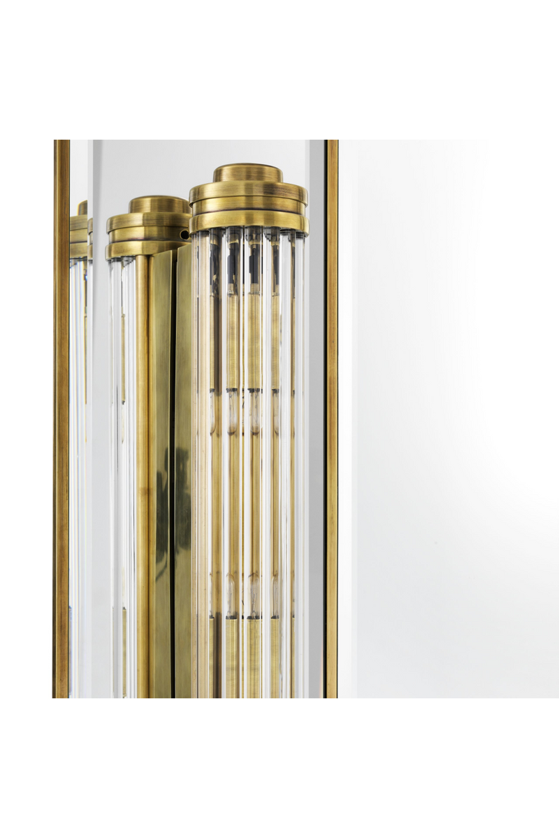 Gold Mirror With 2 Flushmounts | Eichholtz Beaumont | Eichholtzmiami.com