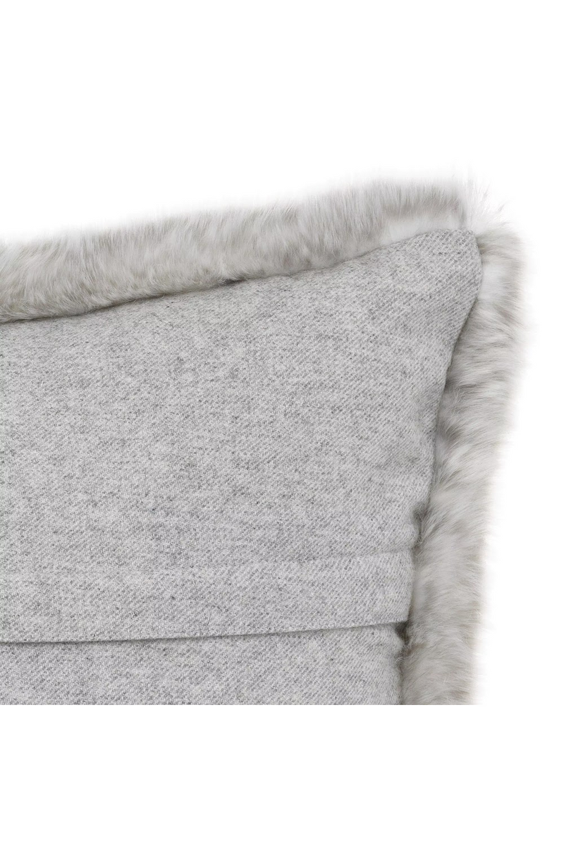 Light Gray Fur Cushion | Eichholtz Alaska | Eichholtzmiami.com