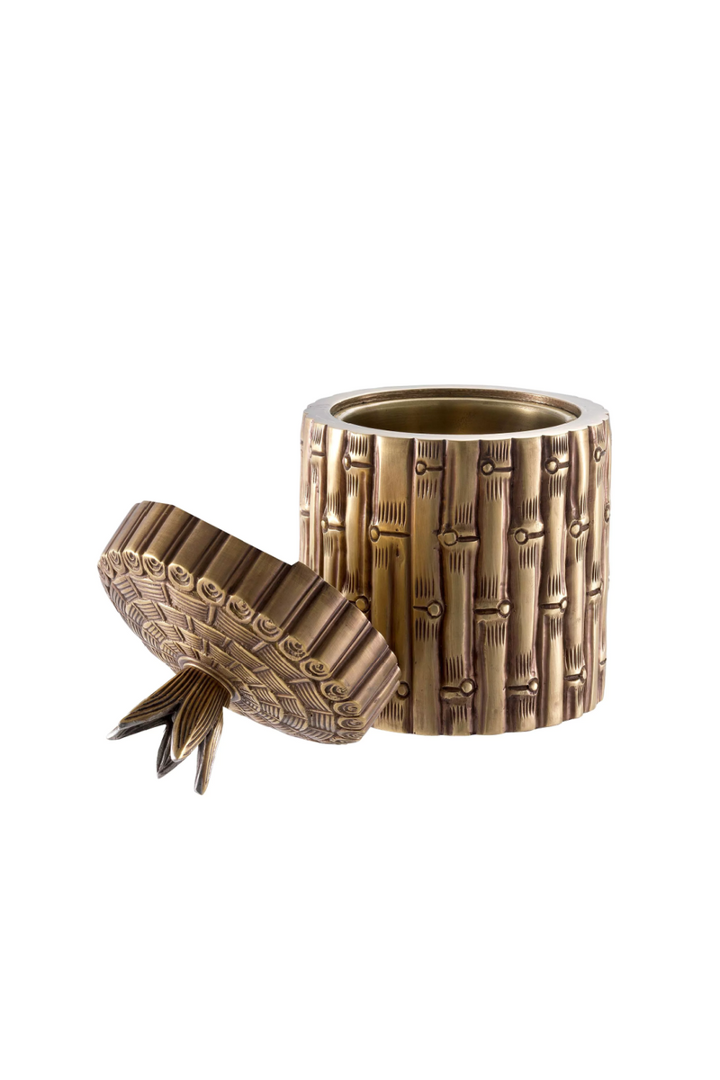 Sculptural Metal Box | Eichholtz Bamboo | Eichholtzmiami.com