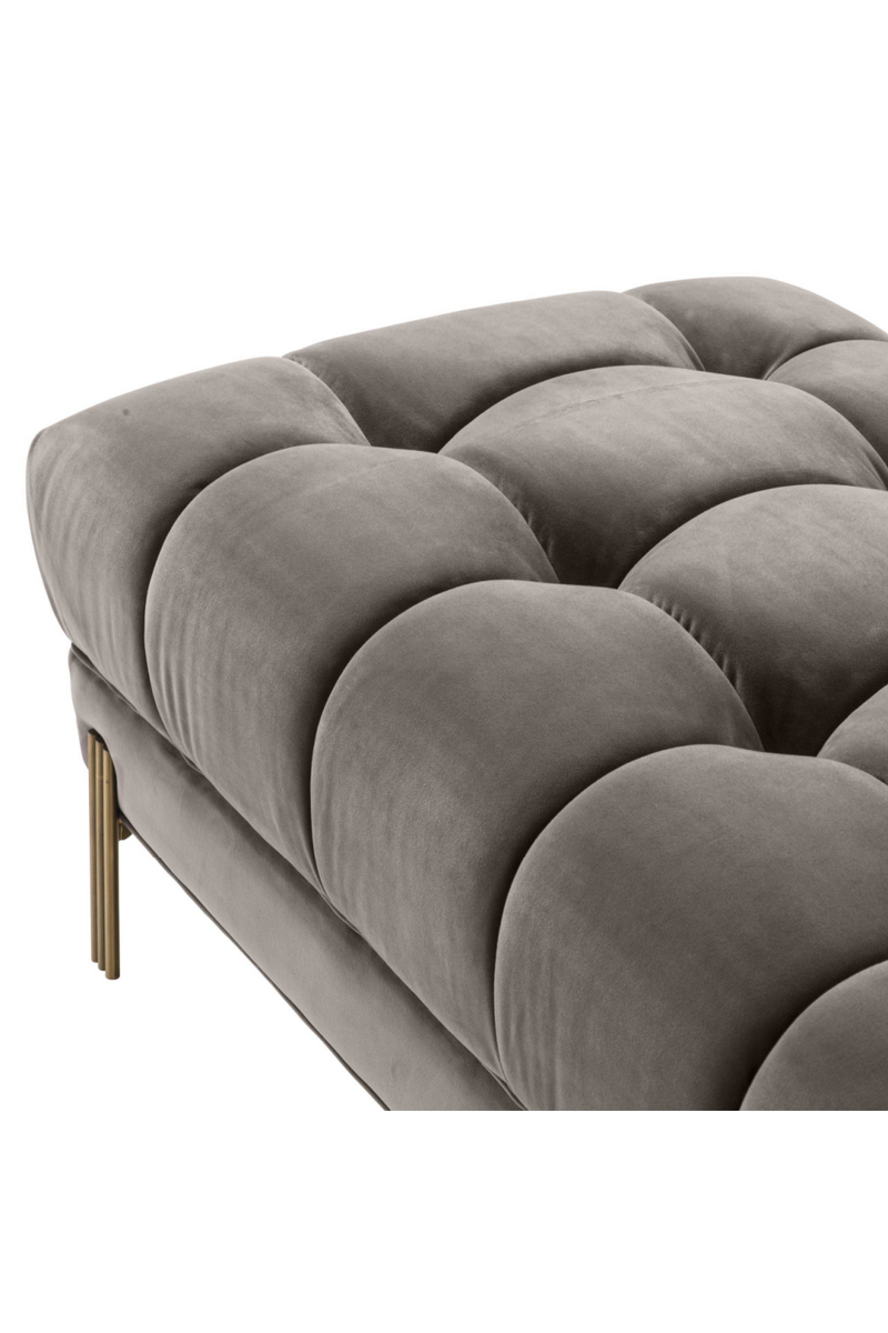 Gray Tufted Upholstered Bench | Eichholtz Sienna | Eichholtz Miami